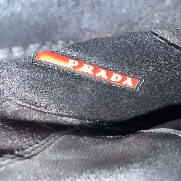 Prada wedge Bootie Black 39 / 9 - Picture 3 of 12